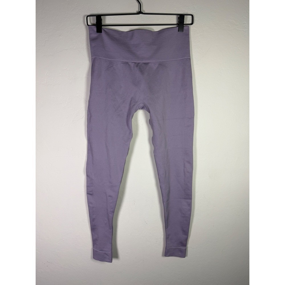 SET ACTIVE High Waisted Seamless Leggings Lilac Purple Womens Size L